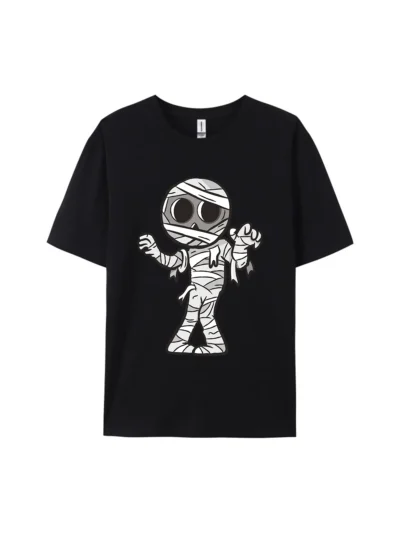Halloween Cartoon Mummy Graphic Tee