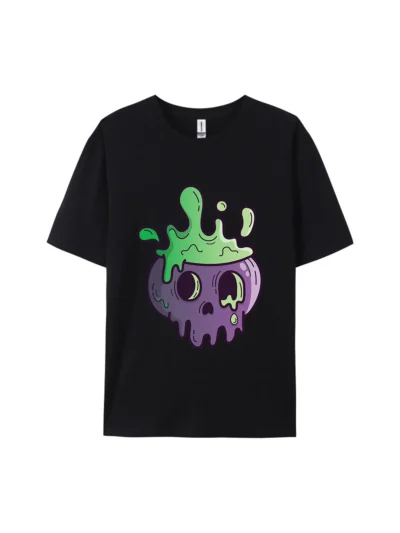 Halloween Cartoon Skull Potion Graphic Tee
