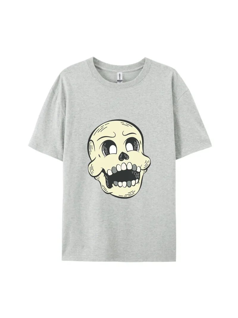 Halloween Cartoon Skull Style C Graphic Tee