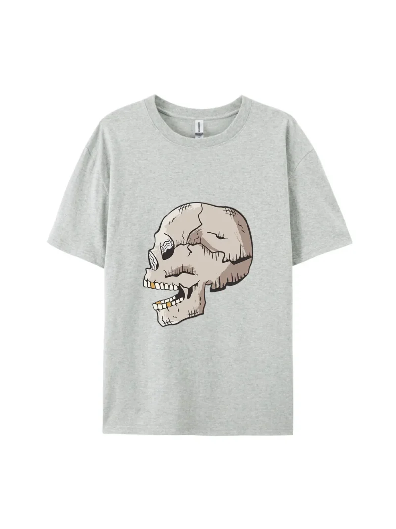 Halloween Cartoon Skull Style G Graphic Tee