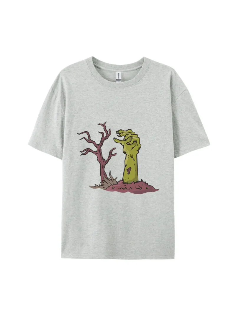 Halloween Cartoon Zombie Hand Graphic Tee