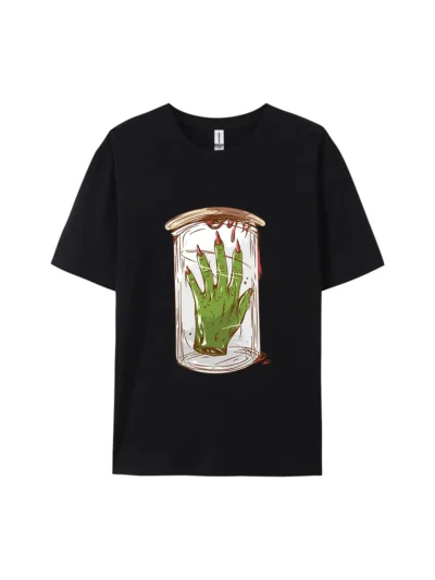 Halloween Cartoon Zombie Hand Style F Graphic Tee