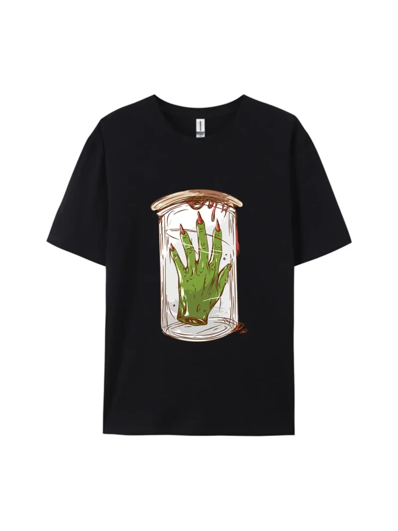 Halloween Cartoon Zombie Hand Style F Graphic Tee