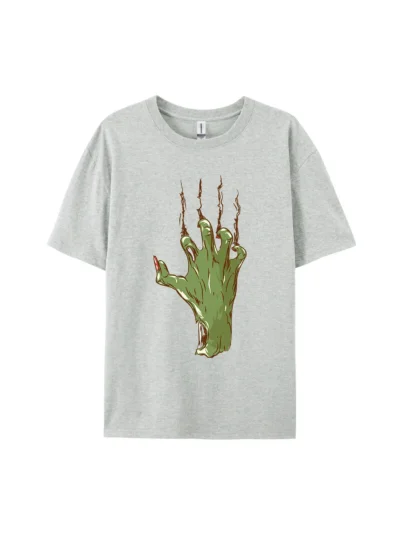 Halloween Zombie Hand Style H Graphic Tee