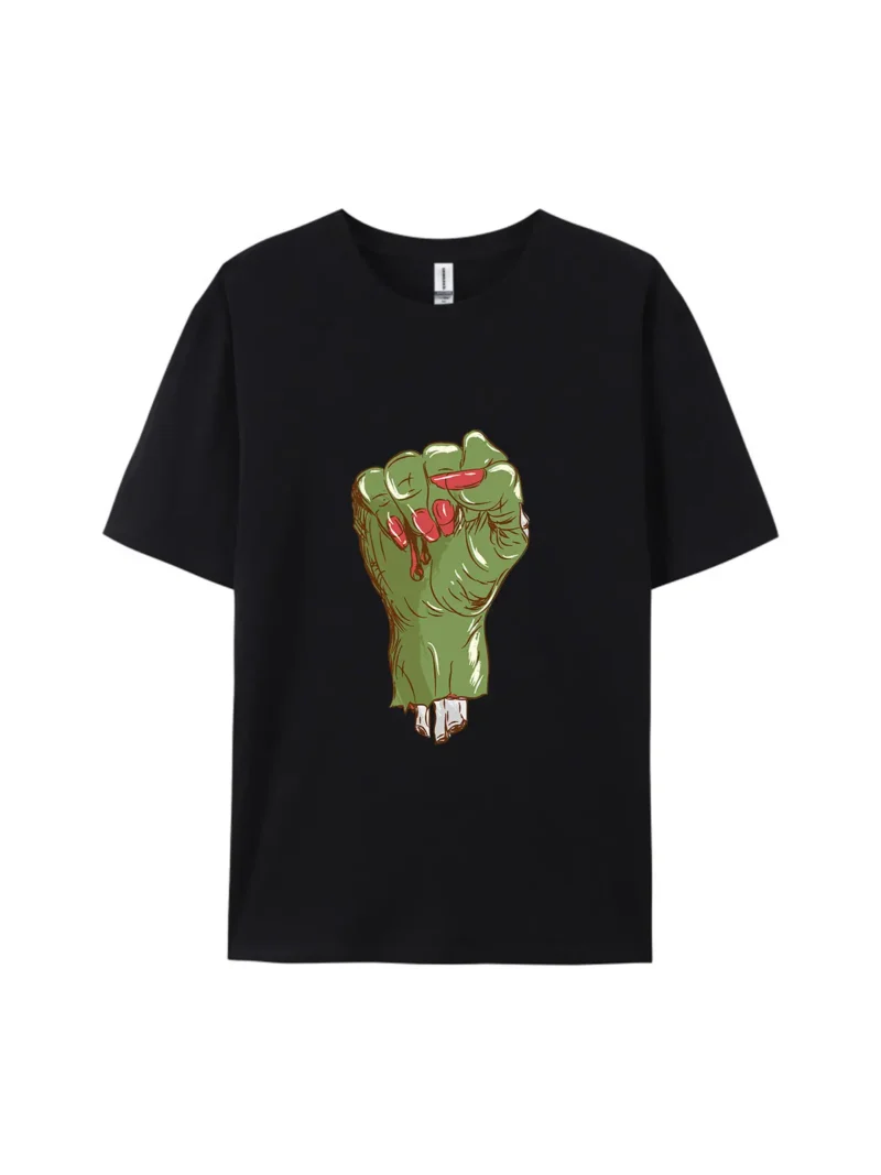Halloween Zombie Hand Style J Graphic Tee