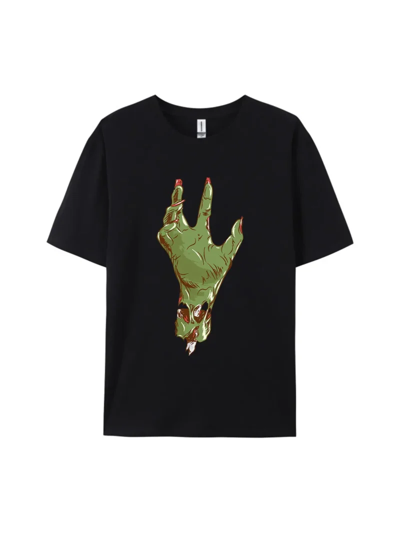 Halloween Zombie Hand Style L Graphic Tee