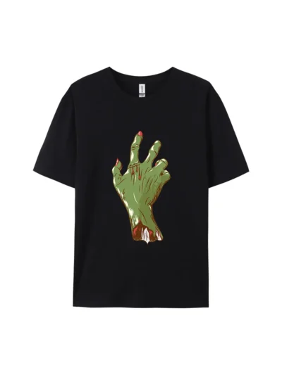 Halloween Zombie Hand Style M Graphic Tee