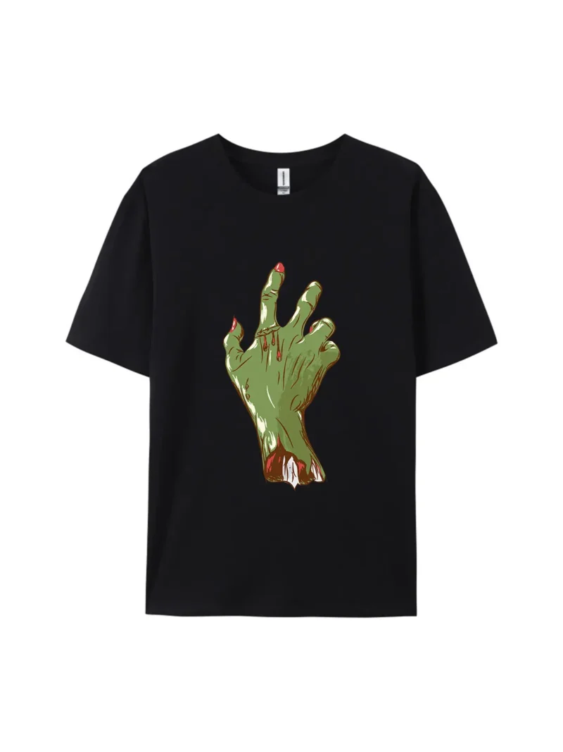 Halloween Zombie Hand Style M Graphic Tee