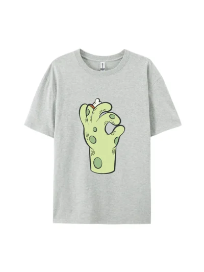 Halloween Green Fist with Bone Style B Graphic Tee