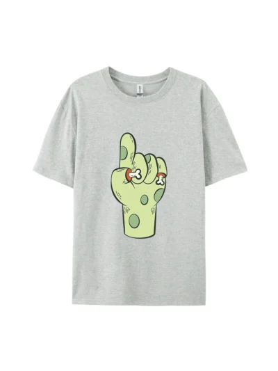 Halloween Green Fist with Bone Style C Graphic Tee