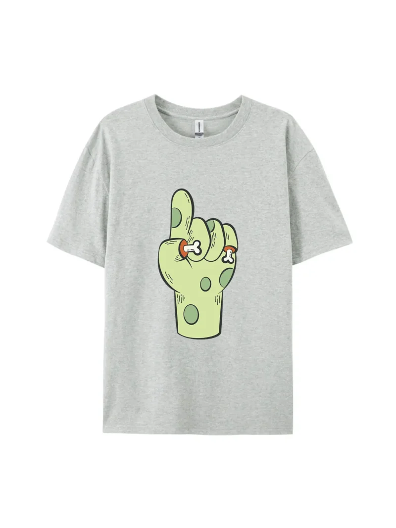 Halloween Green Fist with Bone Style C Graphic Tee