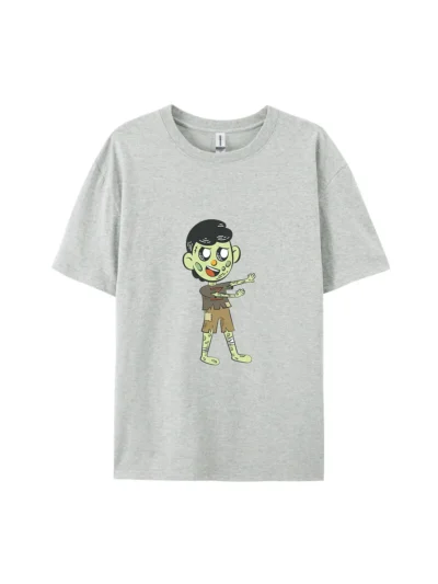 Halloween Zombie Style B Graphic Ptinted Tee