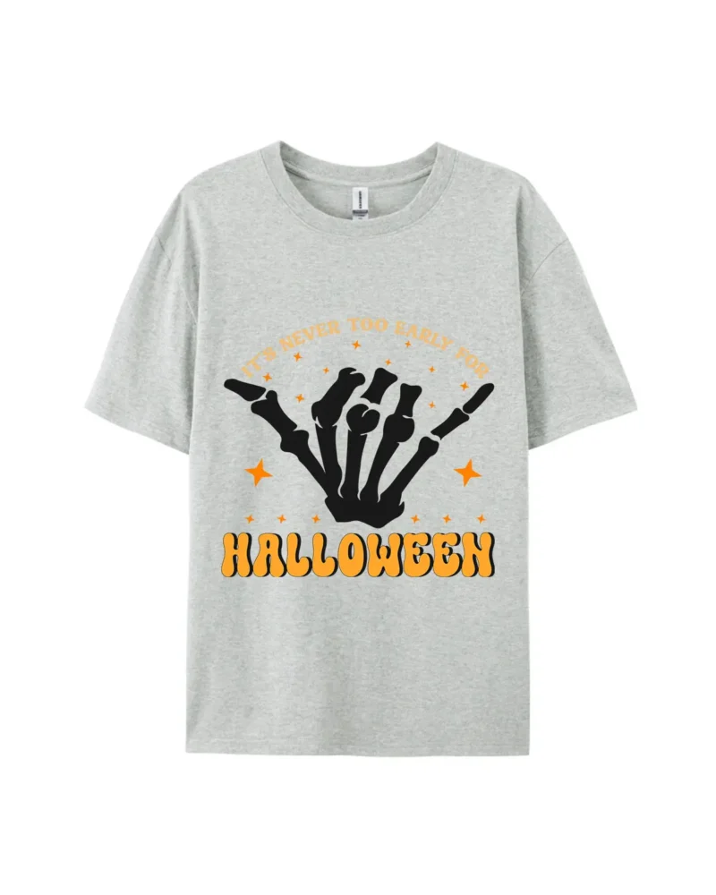“It's Never Too Early”Skeleton Hand Graphic Tee