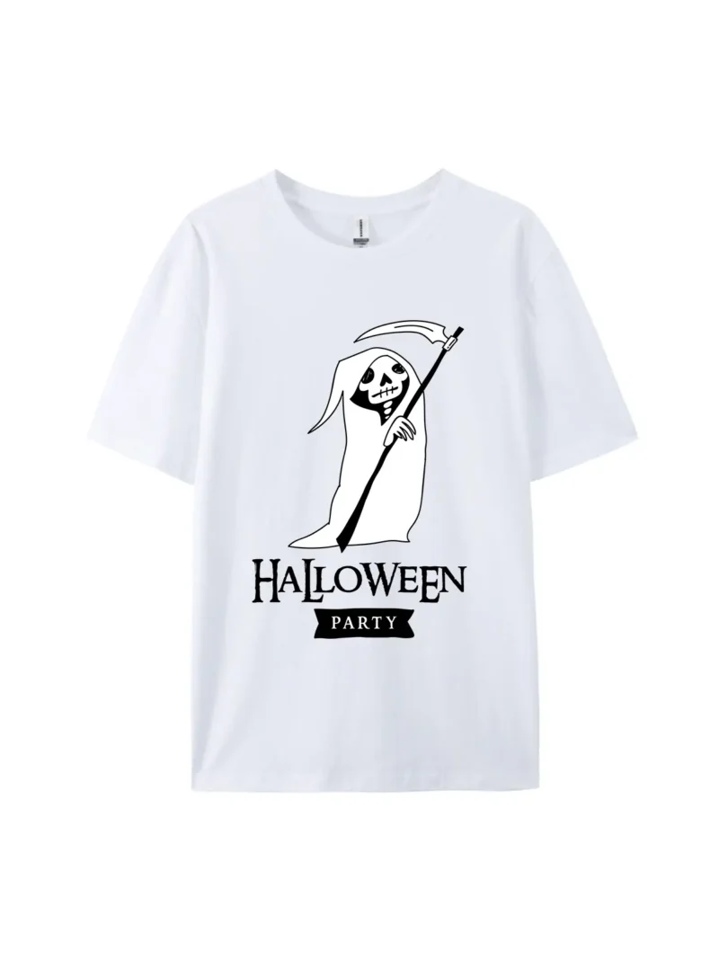Halloween Party Grim Reaper Graphic T Shirt - Image 2