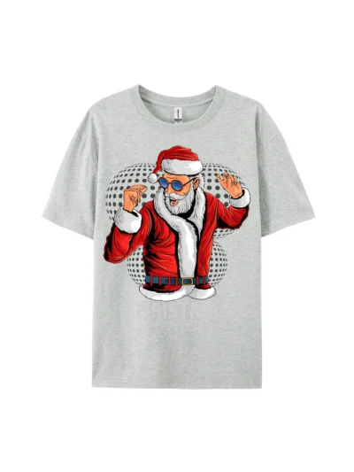 Night Party Santa Claus Graphic Tee