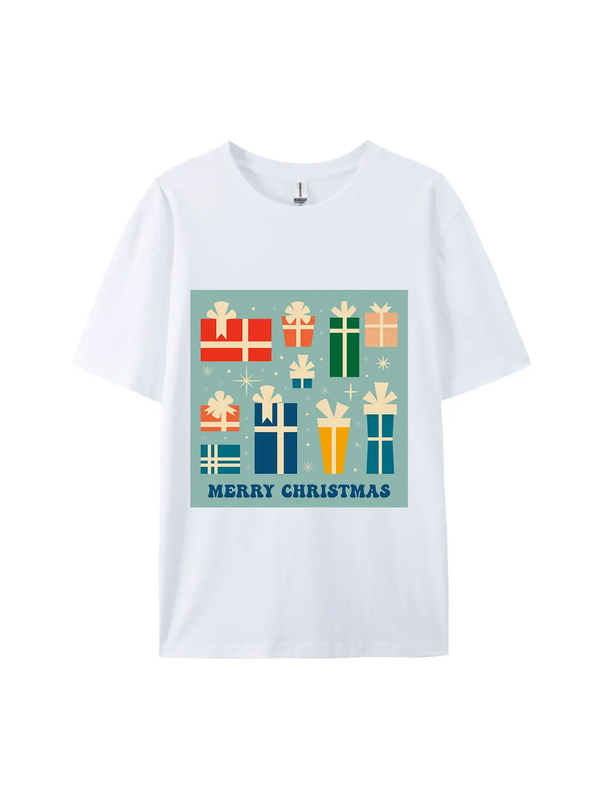 Gift Box & Christmas Graphic Tee For Women Men - Image 2
