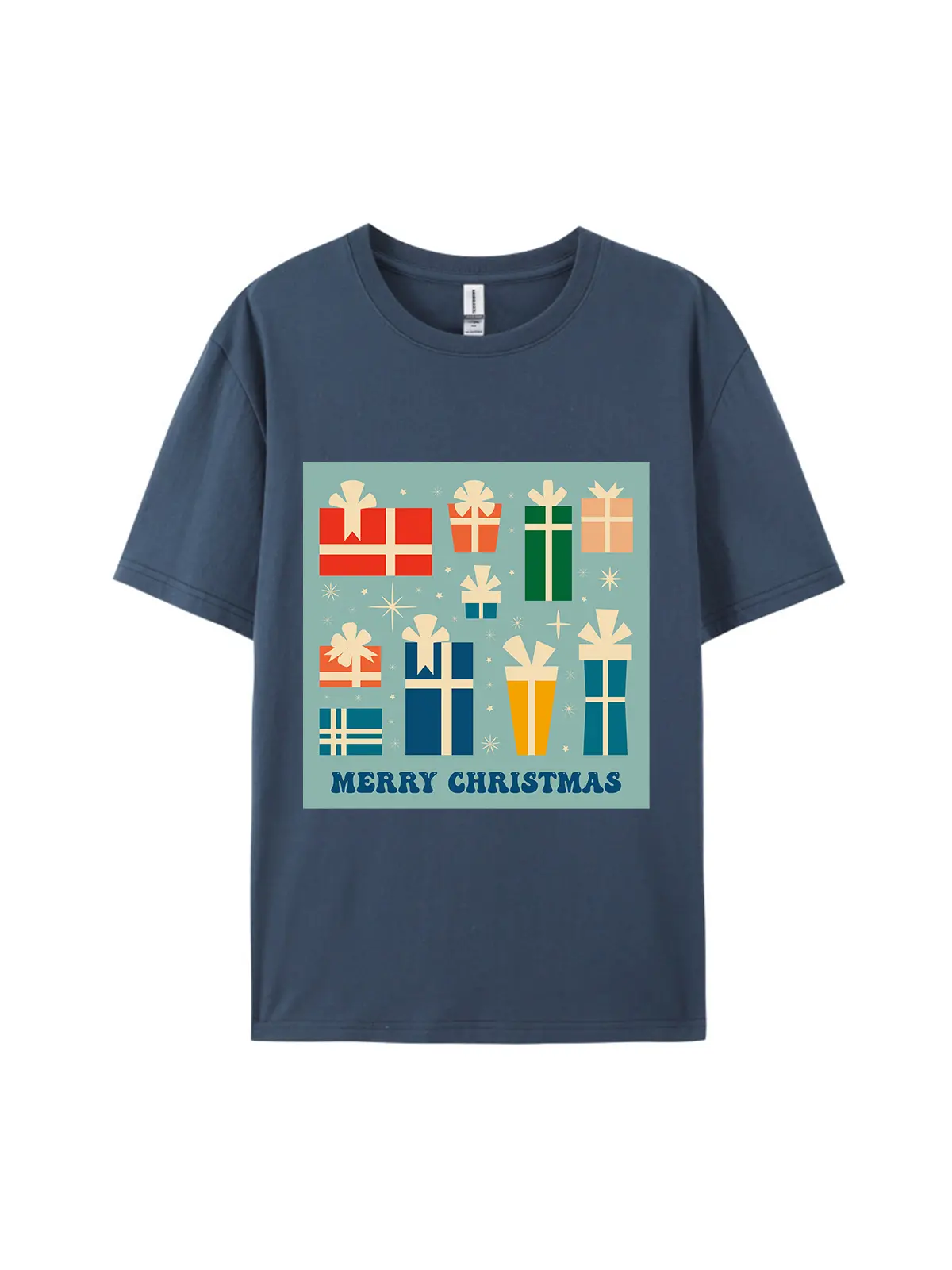 Gift Box & Christmas Graphic Tee For Women Men - Image 3