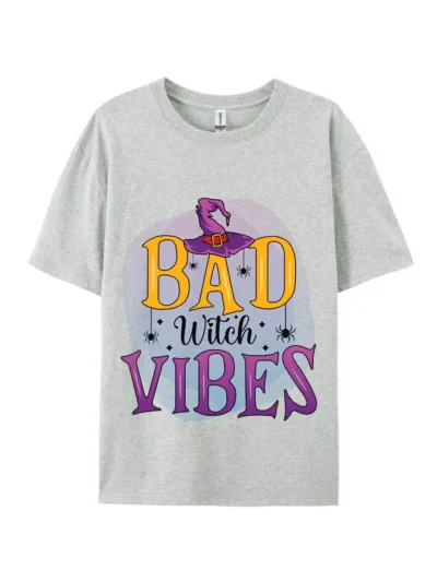 BAD Witch VIBES And Witch Hat Graphic Tee