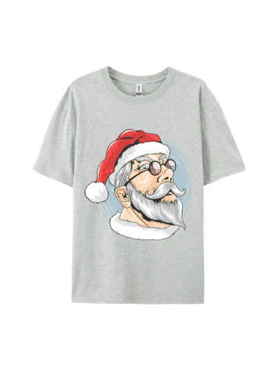 Retro Santa Claus Christmas Graphic Tee
