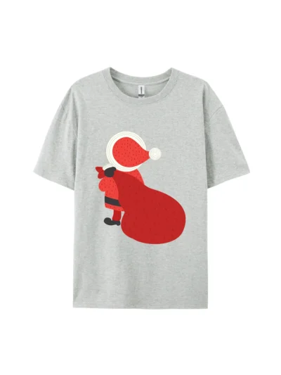 Santa Claus with Gift Sack Graphic Tee