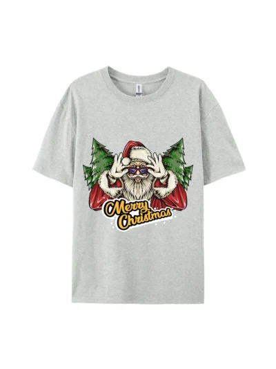 Surprised Fashion Santa Claus Graphic Tee