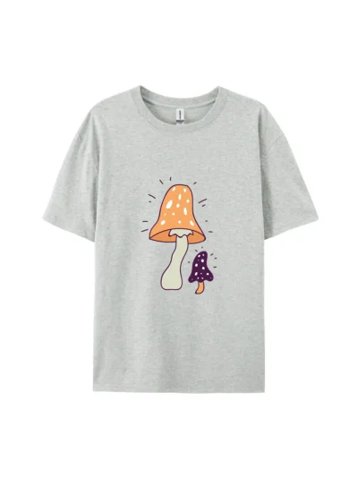 Halloween Cartoon Mushroom Graphic Tee