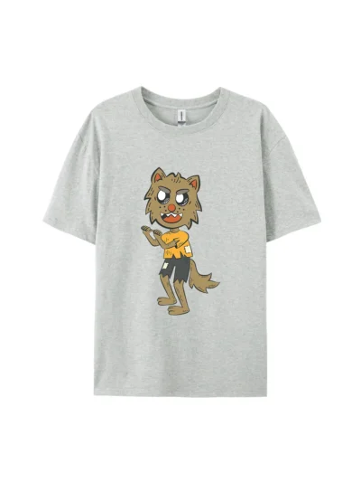 Halloween Cartoon Werewolf Graphic Tee
