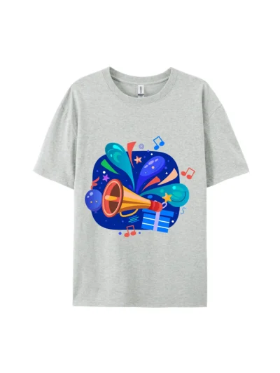 Christmas Megaphone Gift Graphic Tee For Women Men