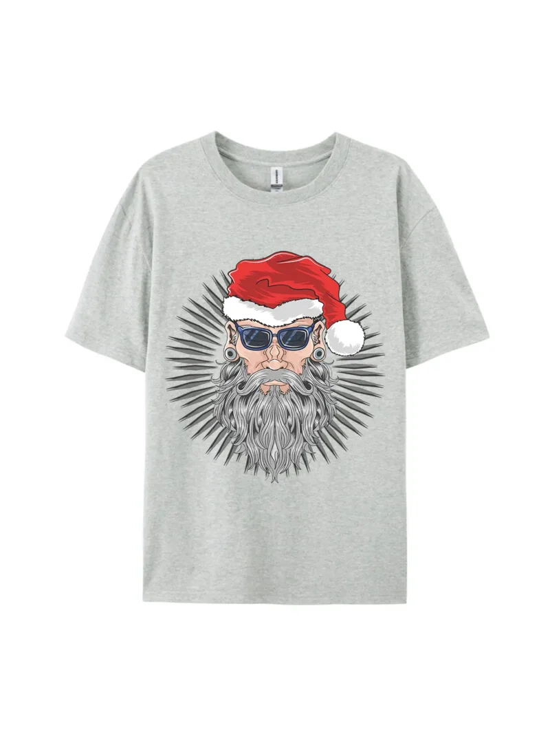 Cool Santa Claus With glasses Graphic Tee