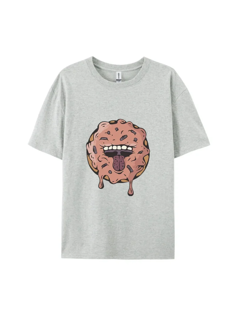 Halloween Creative Funny Donut Graphic Tee