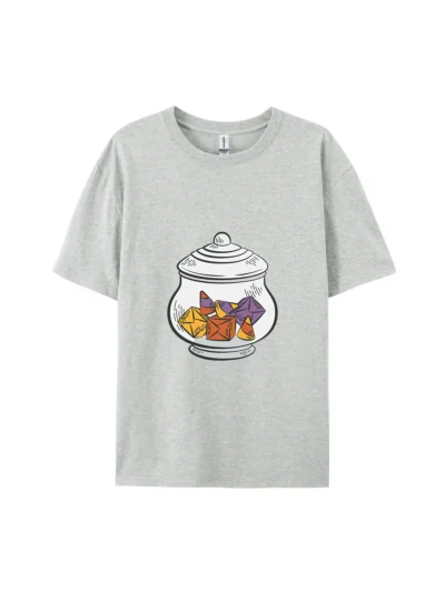 Cute Creative Candy Jar Graphic Tee
