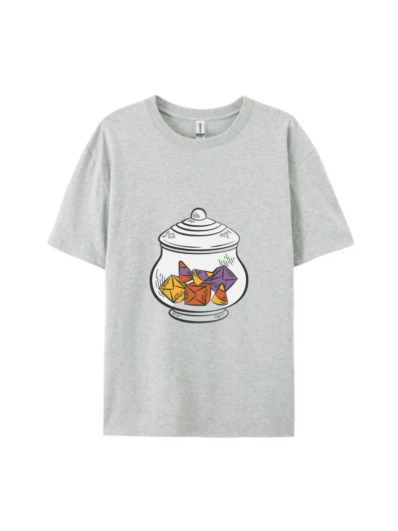 Cute Creative Candy Jar Graphic Tee