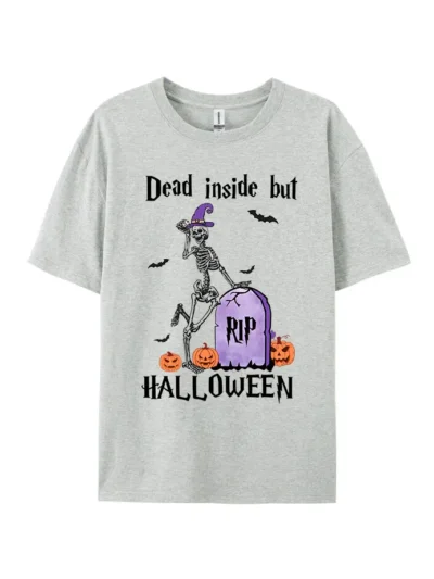 “Dead Inside But Halloween” Style A Graphic Tee