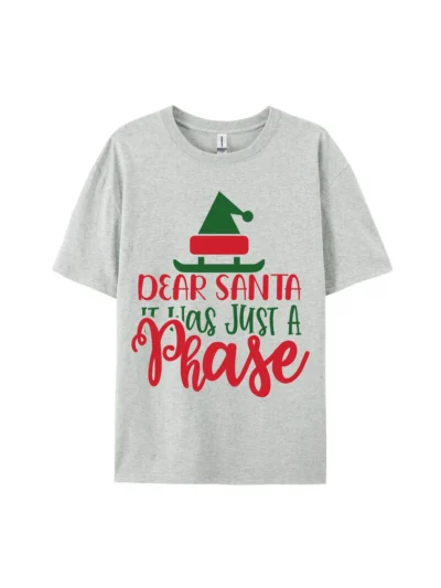 Dear Santa It Was Just A Graphic Tee For Women Men