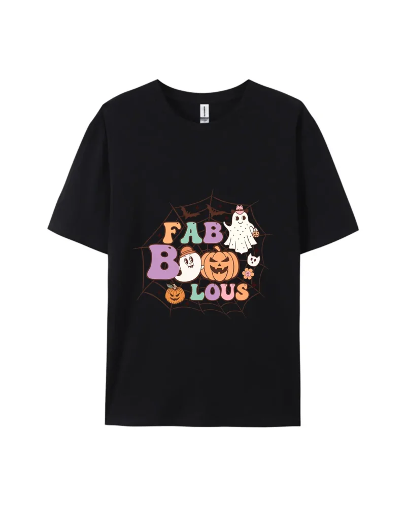 Fab Boo Lous Pumpkin GraphicTee - Image 2