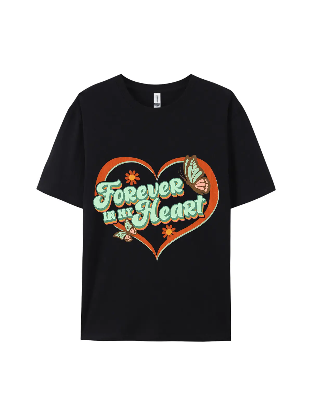 Forever In My Heart Graphic Tee For Women Men - Image 2