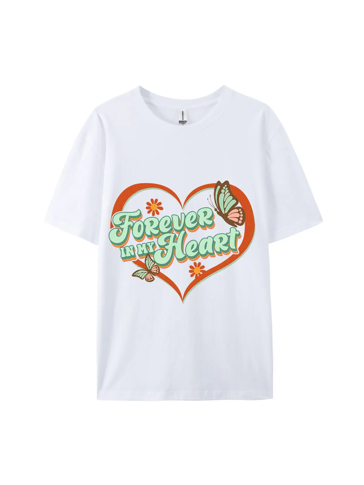 Forever In My Heart Graphic Tee For Women Men - Image 3