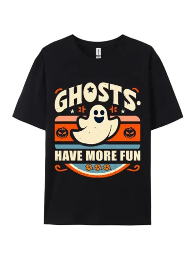 Ghosts Have More Fun Style A Graphic Tee