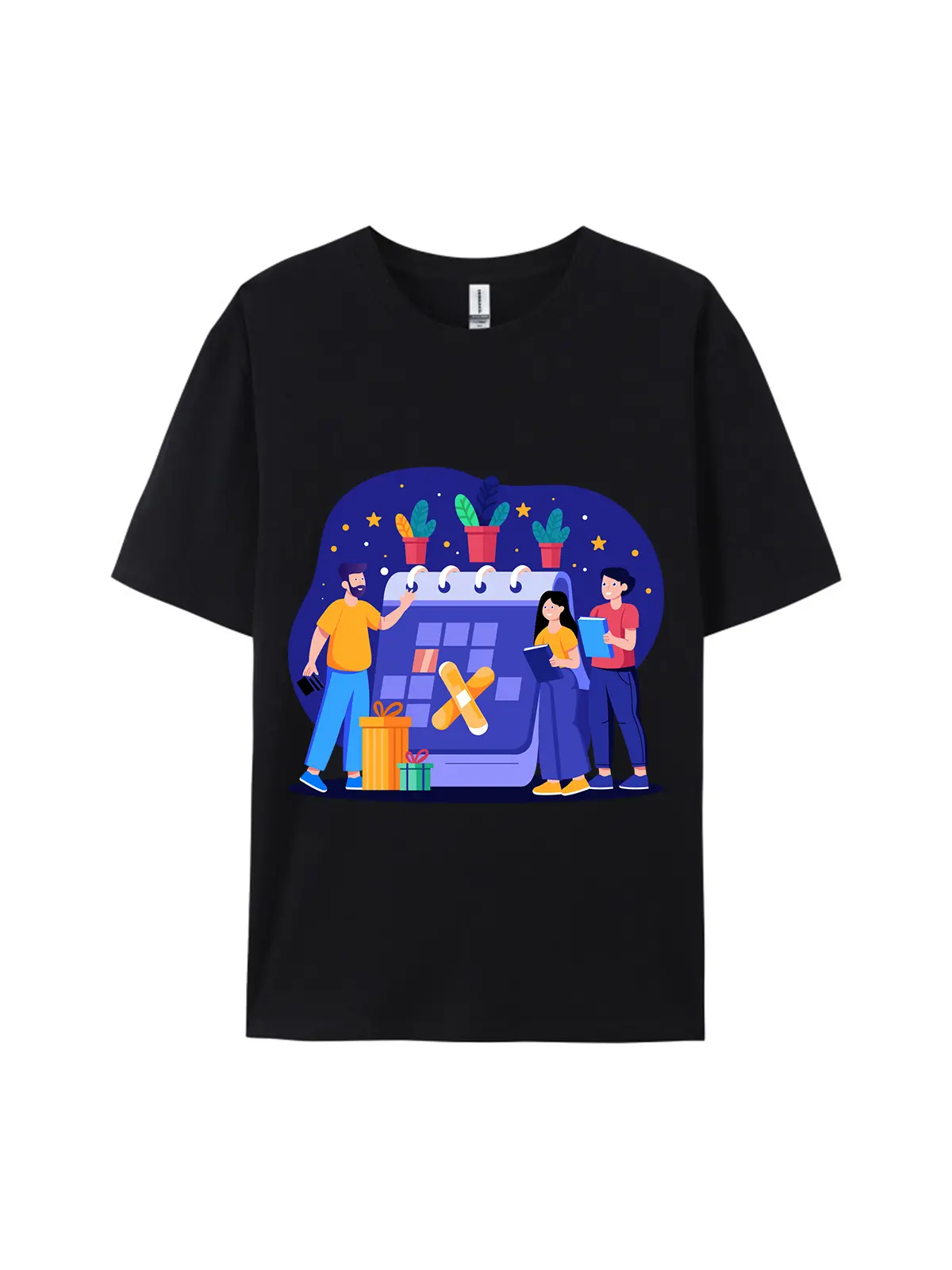 Group Planning with Gifts Graphic Tee For Women Men - Image 2