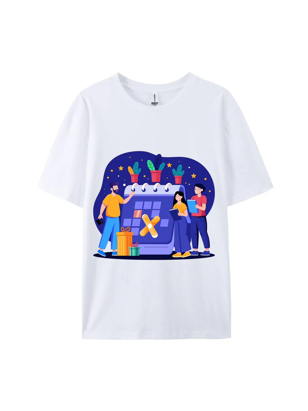 Group Planning with Gifts Graphic Tee For Women Men - Image 3