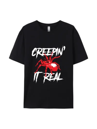 Creepin It Real Red Spider Graphic Tee