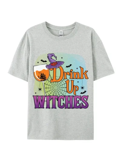 Halloween Drink Up Witches Graphic Tee