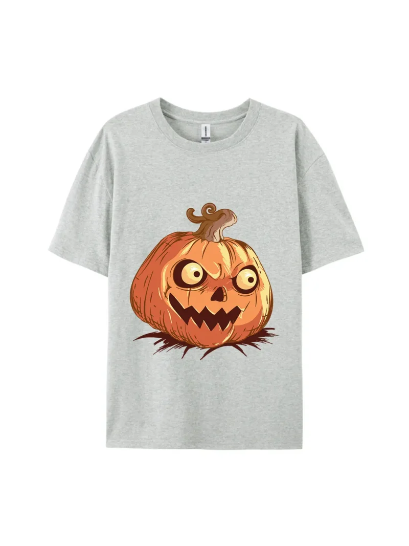 Halloween Angry Pumpkin Graphic Tee