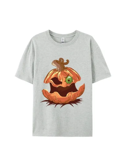 Halloween Broken Pumpkin Graphic Tee