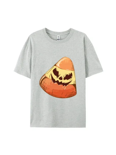 Halloween Candy Corn Skull Graphic Tee