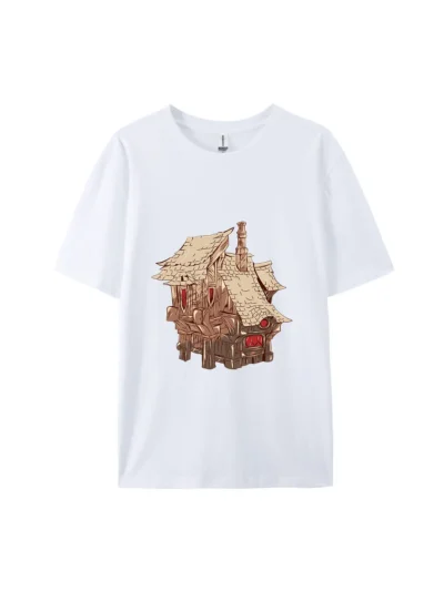 Cartoon Fantasy Cottage Style A Graphic Tee