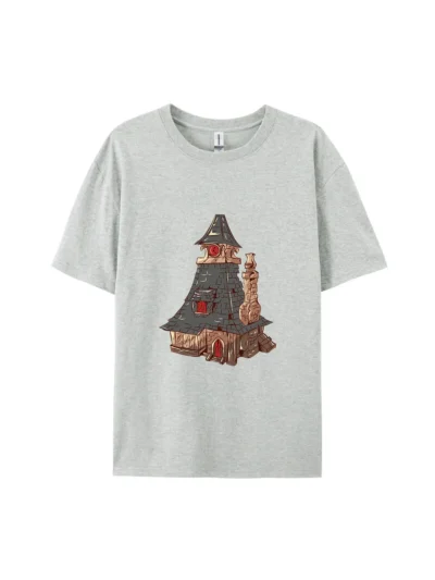 Cartoon Fantasy Cottage Style B Graphic Tee