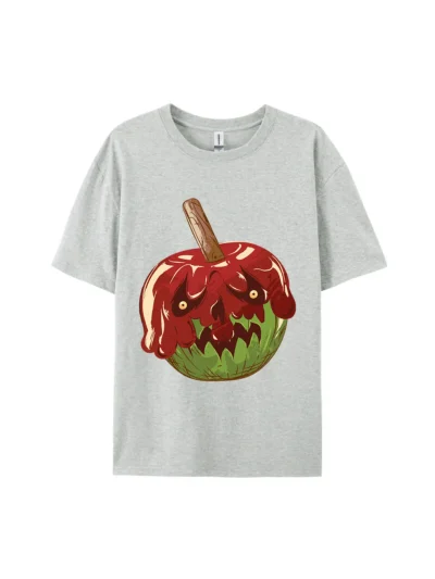 Halloween Cartoon Poison Apple Graphic Tee