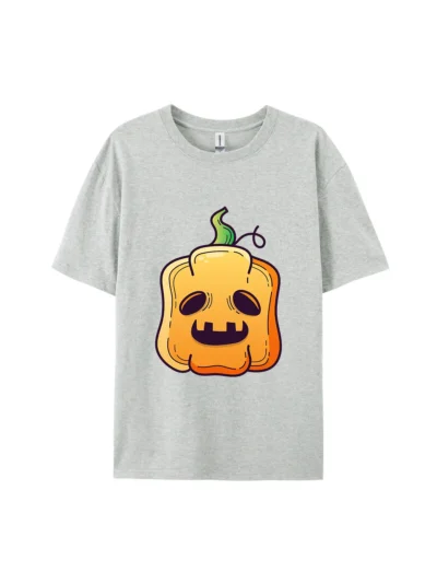 Cartoon Pumpkin Head Style E Graphic Tee