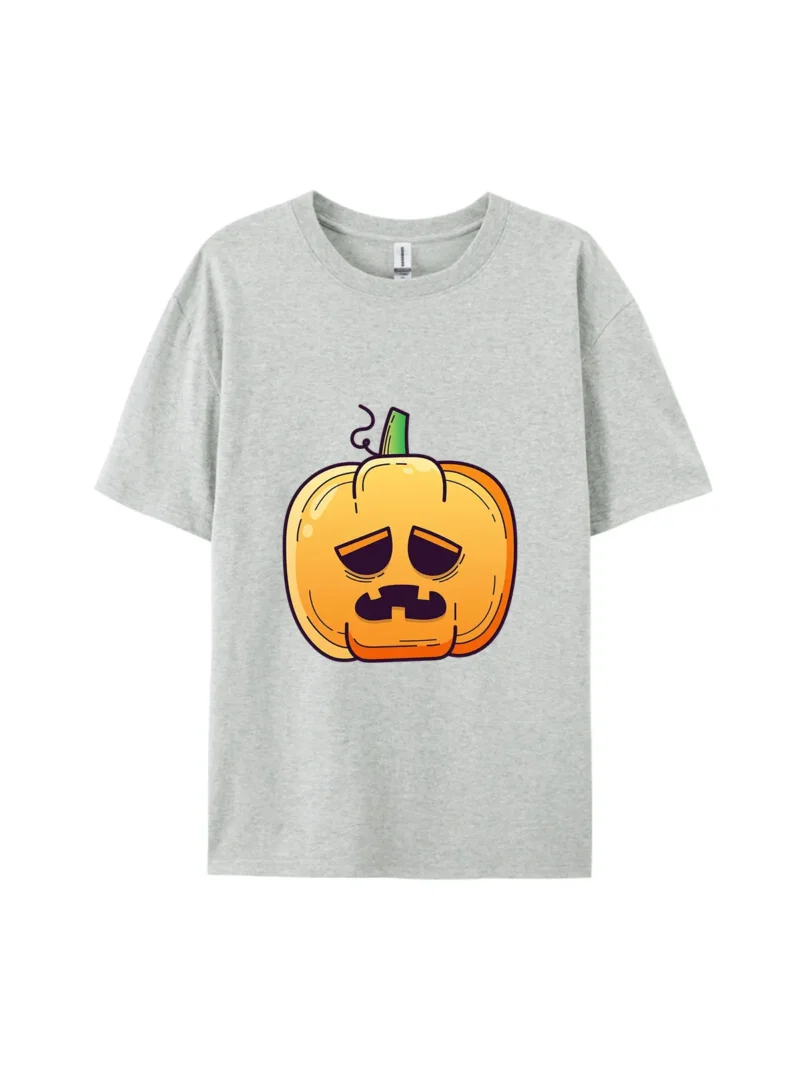 Cartoon Pumpkin Head Style F Graphic Tee